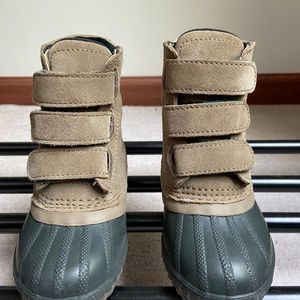 SOREL Kids Cheyanne II Waterproof Suede Duck Boots - NEW NWOB